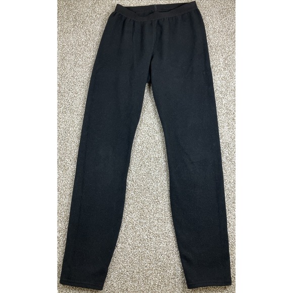 Patagonia Pants - Patagonia Capilene Black Fleece Pants Women's Medium Vintage Made in USA